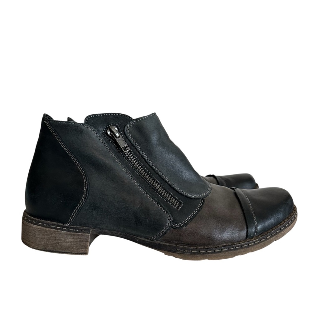 Remonte Ankle Desert Color Block Leather Booties EU 40 (9-9.5)